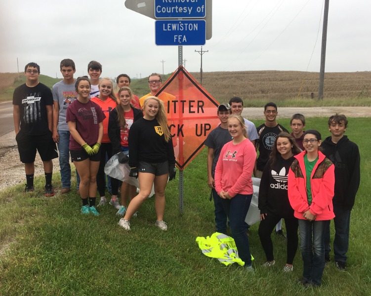 FFA Trash Pickup 2018